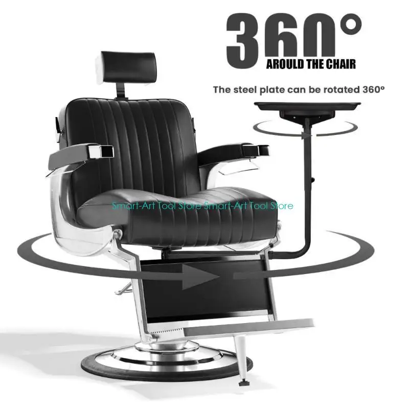 E1PB Hair Salons Chair Tray Chair Mounted Salons Tray for Easy Access to Styling Tool