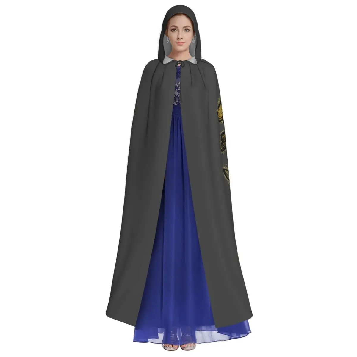 Vae Victis - Woe To The Vanquished,Celtic Hooded Cloak Halloween Party Cosplay Woman Men Adult Long Witchcraft Robe Hood