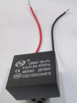 O começo do motor CBB61 e corre o capacitor do fã, 450V, 4.5uF, 4.5mF, 1PC