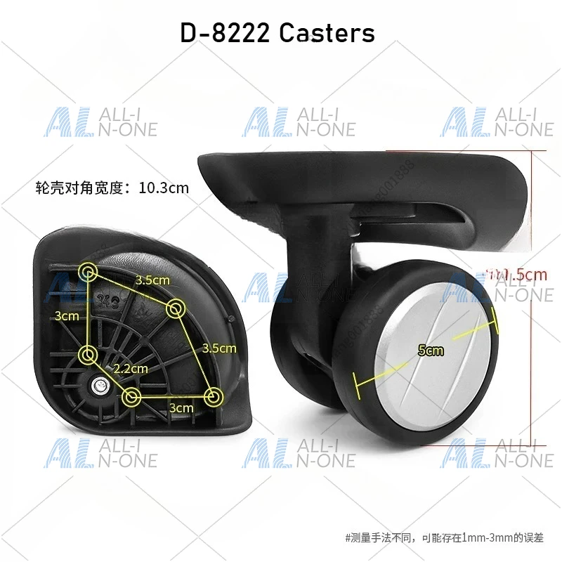 Suitcase Wheel Replacement, Trolley Suitcase Accessories A1#31/B1#31 Swivel Wheels