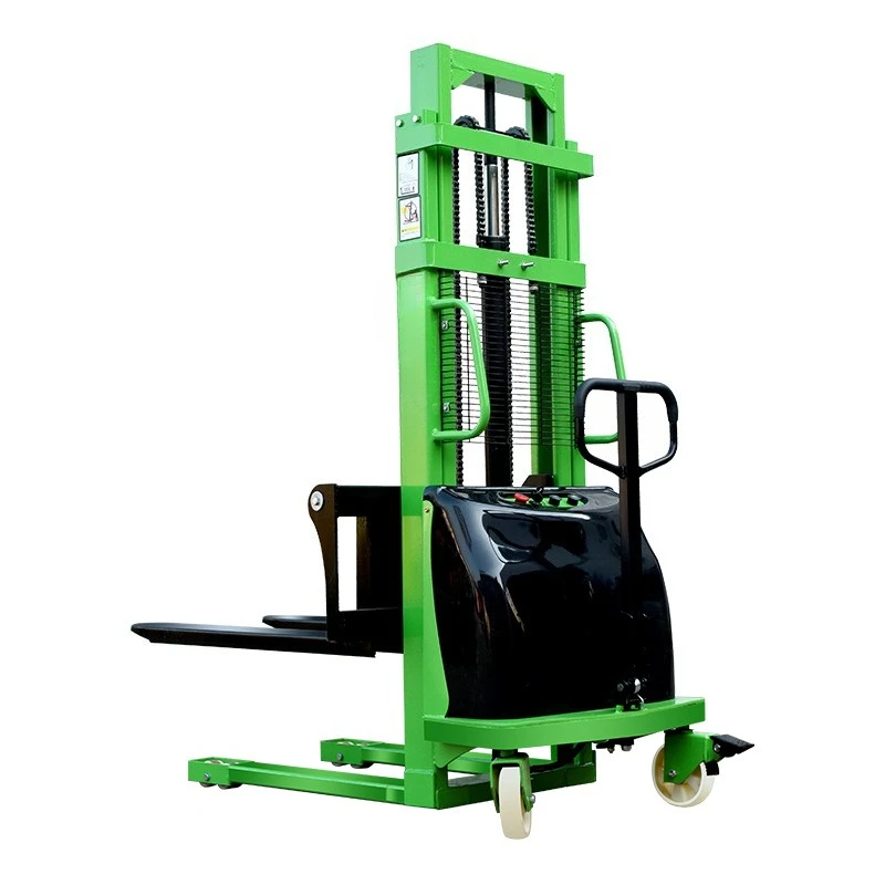 

Semi-electric stacker, loading and unloading truck, forklift, electric lifting, loading and unloading