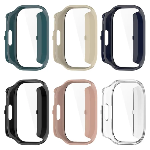 Imagen 2 del producto Vidrio templado + funda para Xiaomi Redmi Watch 5 accesorios activos Protector de pantalla PC cubierta protectora de parachoques Redmi Watch 4 funda