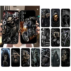 Grim Reaper Skull Art Phone Case for Moto G84 G22 G32 G42 G52 G62 G53 G72 G60 G60S G100 G10 G20 G30 G13 G50 G 5G G Pure