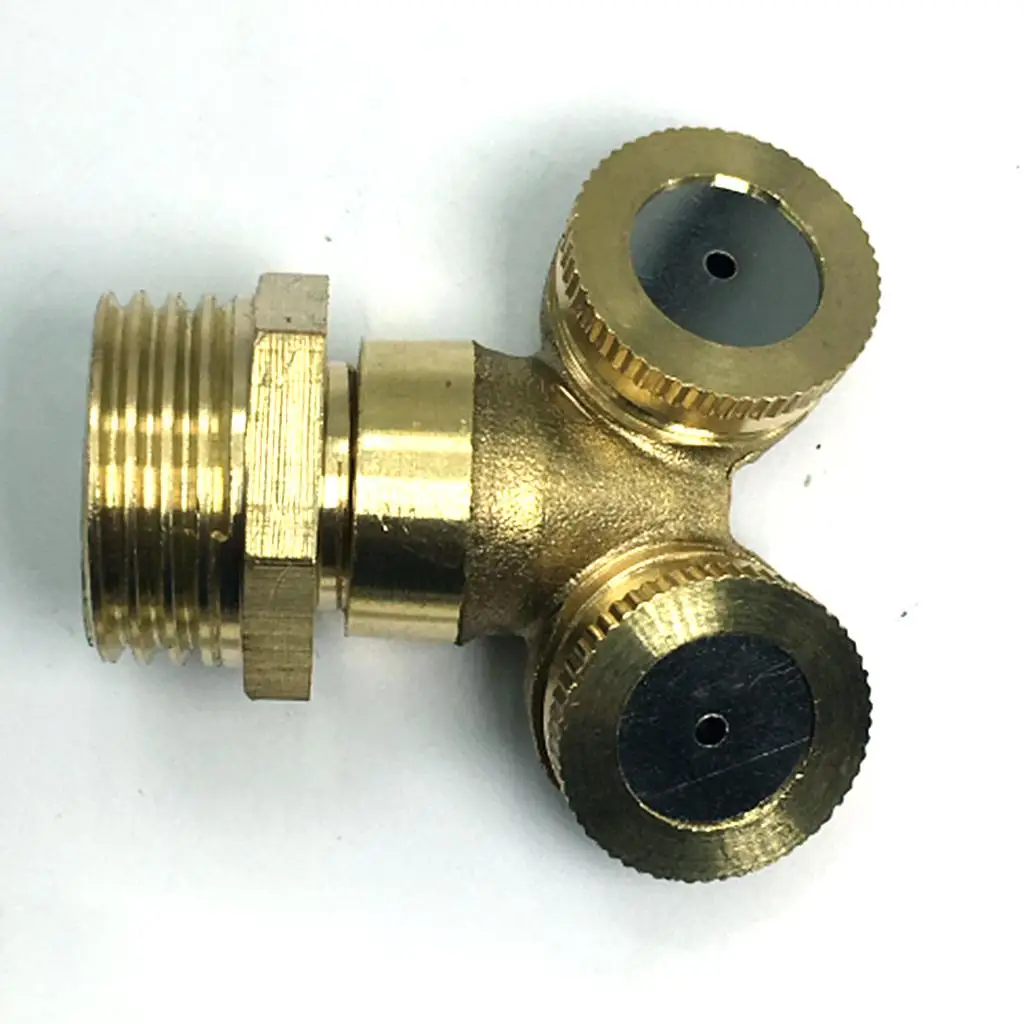 Brass Water Fountain Nozzle Spray Heavy Duty Atomizing Irrigation Head for Garden Lawn Fountain Outdoor Watering System