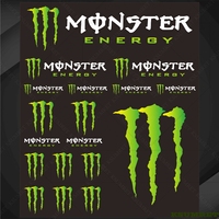 For Monster Energy Sticker Motorcycle Helmet Logo Decals