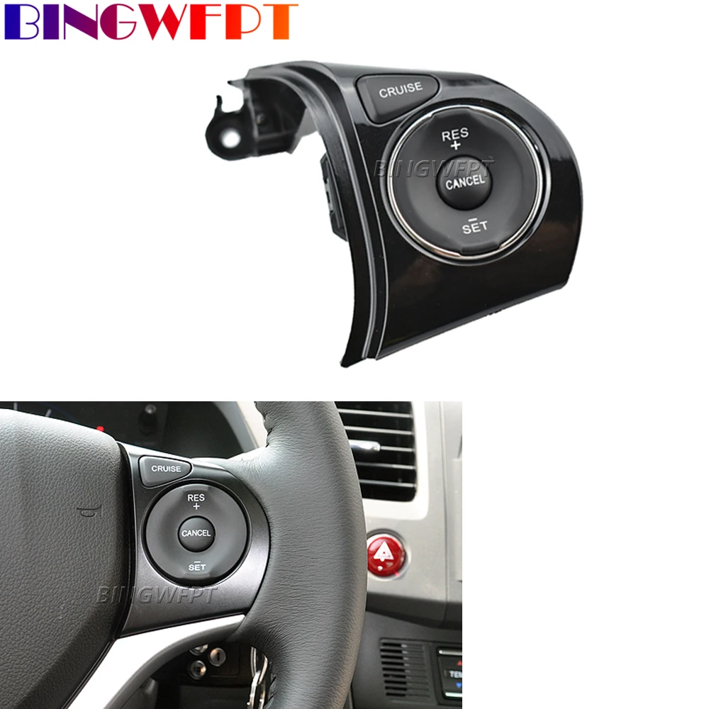 

Multifunctional Steering Wheel Control Switch Cruise Button For Honda Jade Civic 2012 2013 2014 2015 35880-TR6-A01