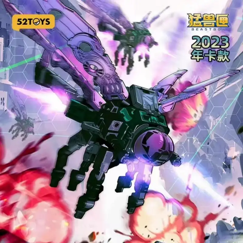 

Оригинальная сборная модель-трансформер 52TOYS BEASTBOX «Махающая крыльями стрекоза», экшн-фигурка-меха, модный коллекционный предмет, в наличии