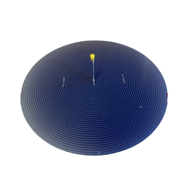 For ultra-wideband 120MHz-6GHz ultra-wideband antenna, spiral antenna left and right rotary polarization