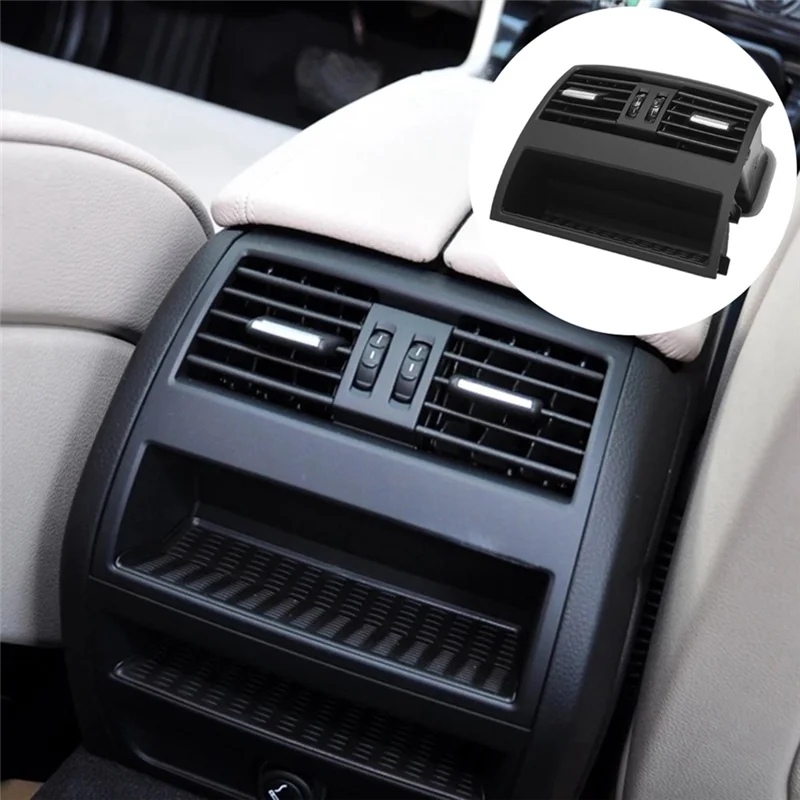 

#97L Automotive Parts & Accessories,Rear Console Conditioner Fresh Air Ventilation Grille (Black),Black