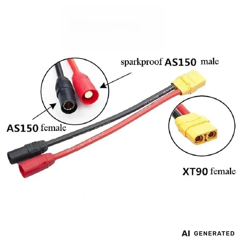 1-unidade-de-cabo-adaptador-xt90-femea-para-as150-a-prova-de-faiscas-para-bateria-de-litio-esc-carregador-10wag-10-30cm-conector-de-bateria-paralelo