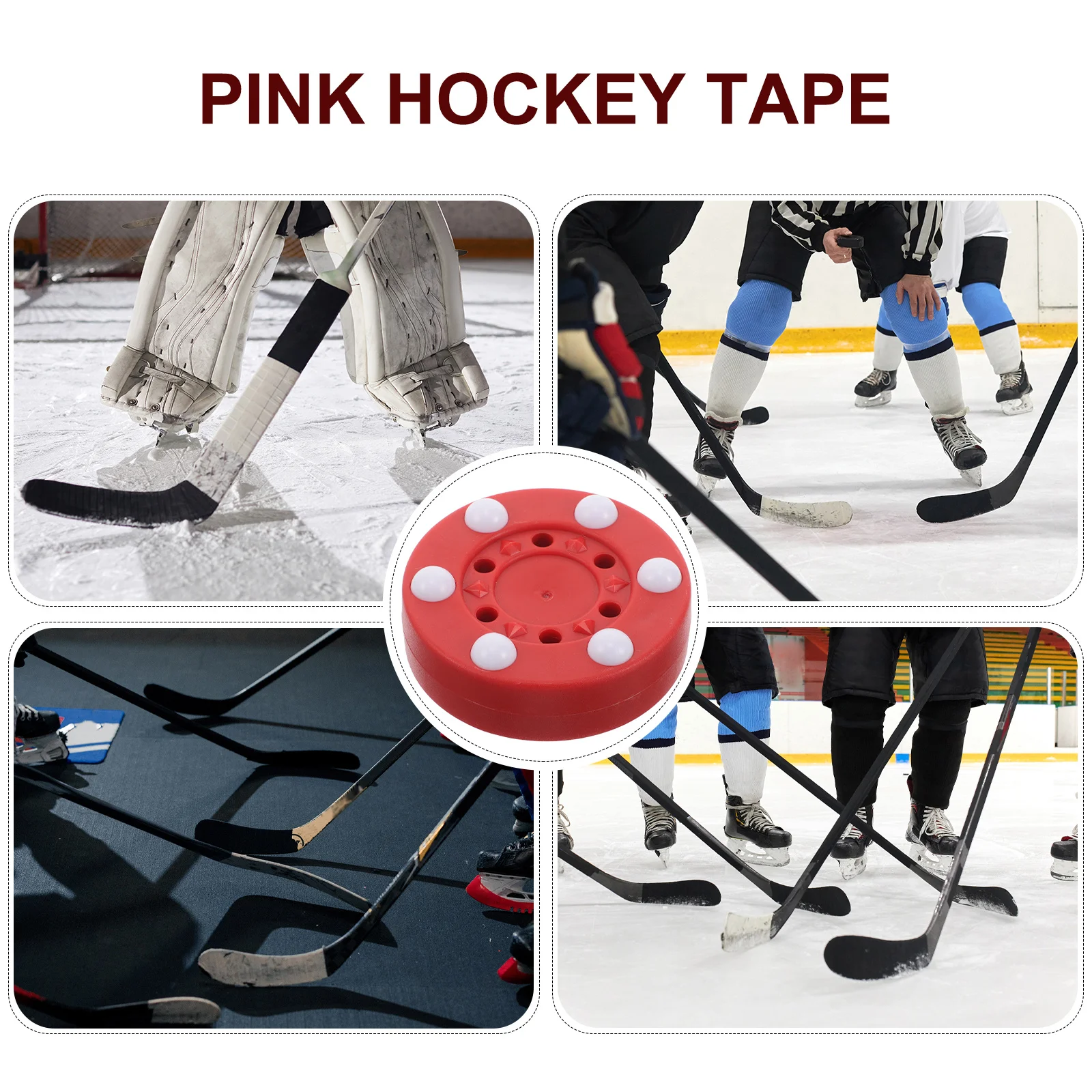 ملحق هوكي دوار بلاستيكي طويل الأمد للتدريب الاحترافي على ممارسة هوكي الشوارع للرجال والنساء