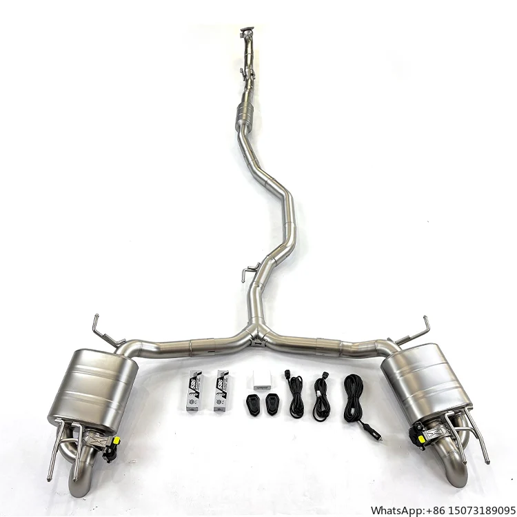 

For 11th stainless steel tuned exhaust system high-performance cat back exhaust pipe electronic valve muffler