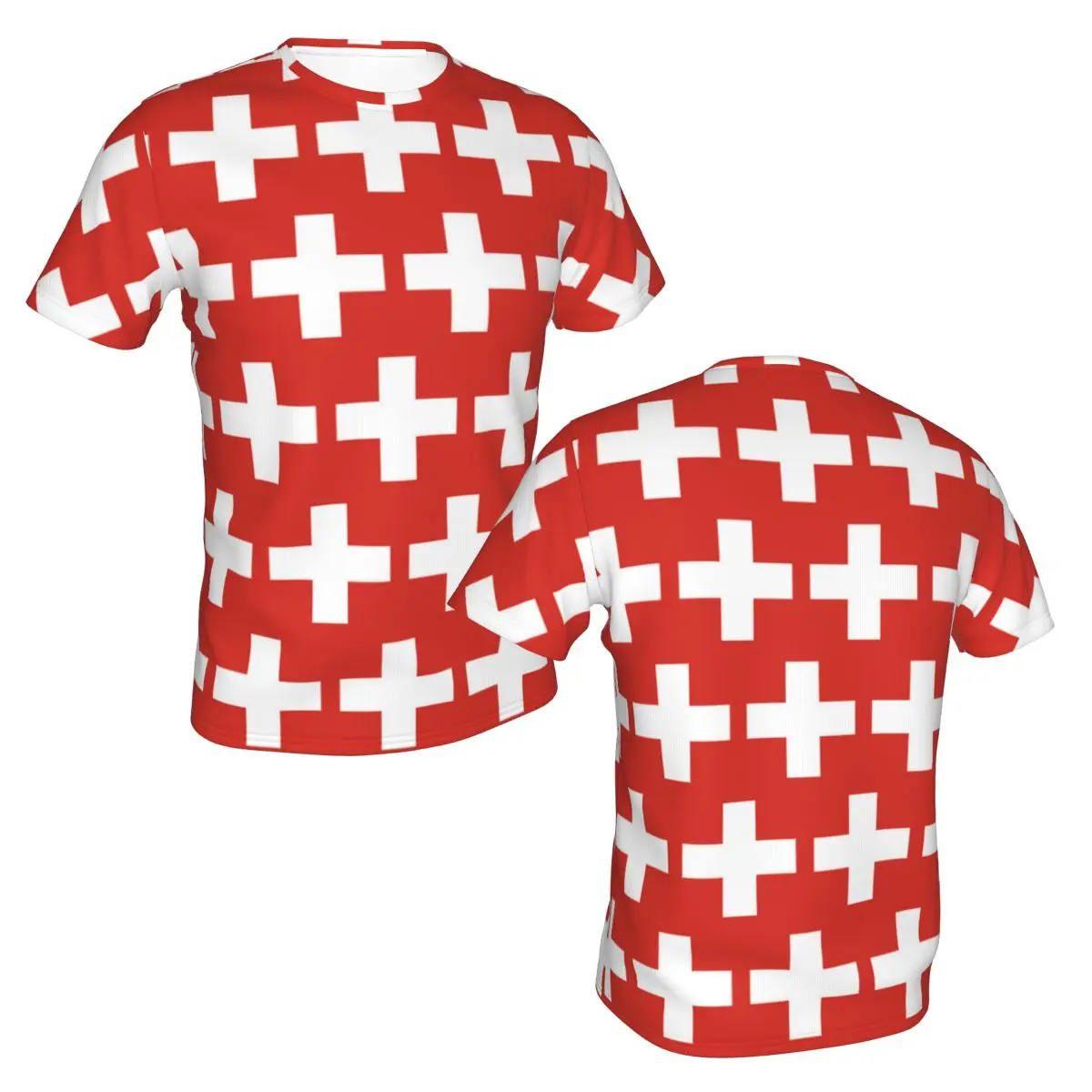 Camiseta con escudo de armas de la bandera suiza de Bern Bear, camiseta a la moda para hombre, camisetas de verano con cuello redondo para hombre