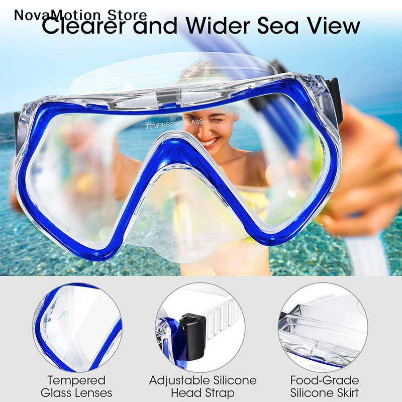 [NM]Swimming Eyewear Tempered  - Diving Mask 评论和价格