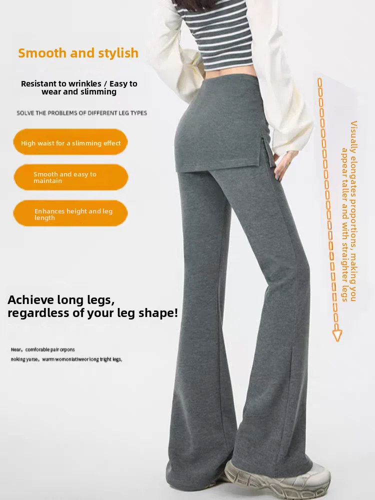 

Повседневные женские леггинсы для йоги с высокой талией, весна-лето, утягивающие, с эффектом контроля живота, расклешенные, из смесового хлопка и полиэстера, с эластичным поясом