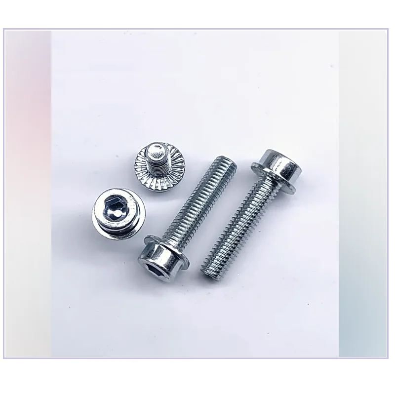 

Flange Socket Head Cap Screw M5 M6 M8 M10 Grade 8.8 Galvanized Carbon Steel Round Head With Pad Hexagon Socket Bolt
