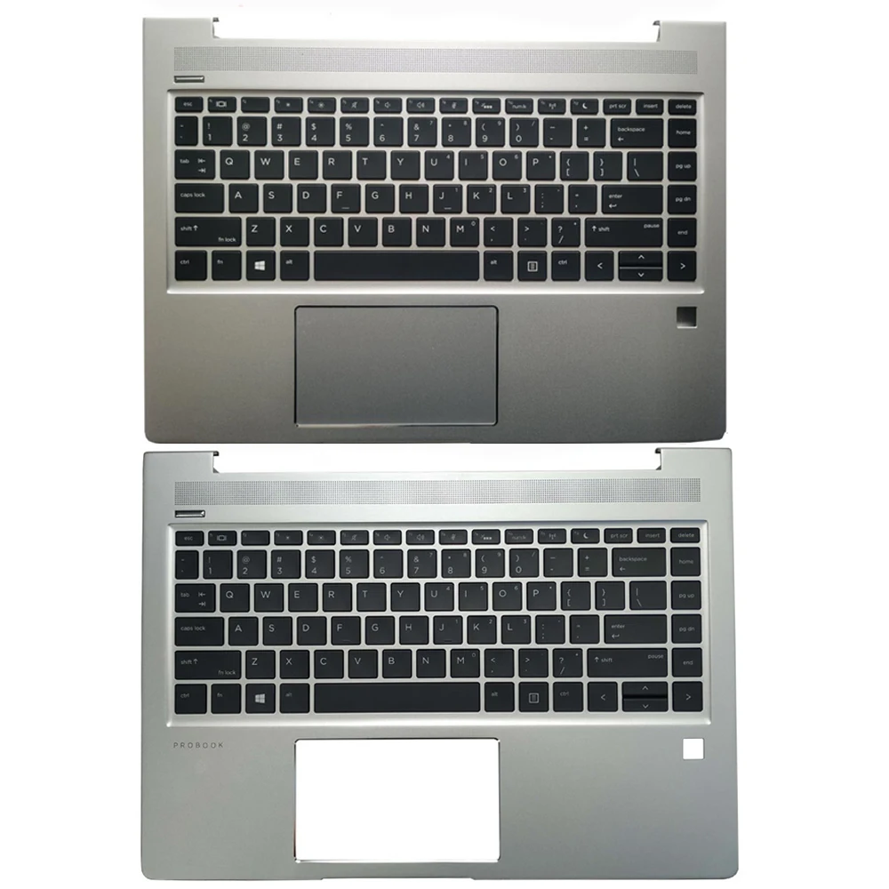 New US Keyboard For HP Probook 440 G6 445 G6 440 G7 445 G7 With Palmrest Upper Cover With Backlight