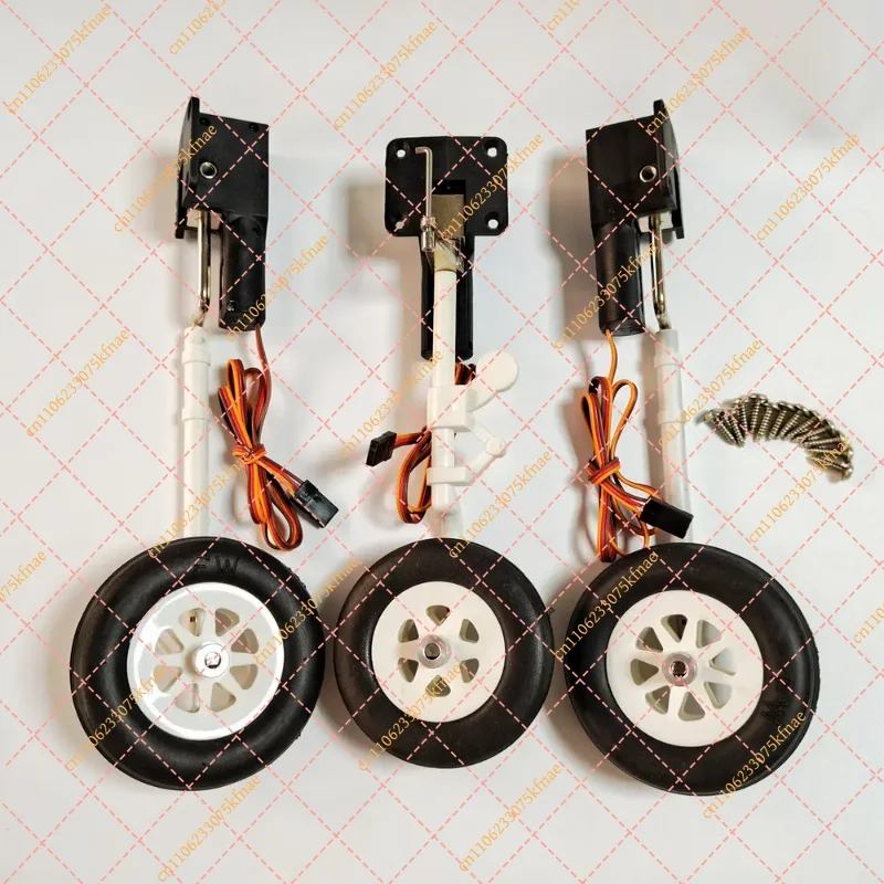 Electric Retractable Landing Gear for 1600mm P-38 Lightning RC Model Aircraft