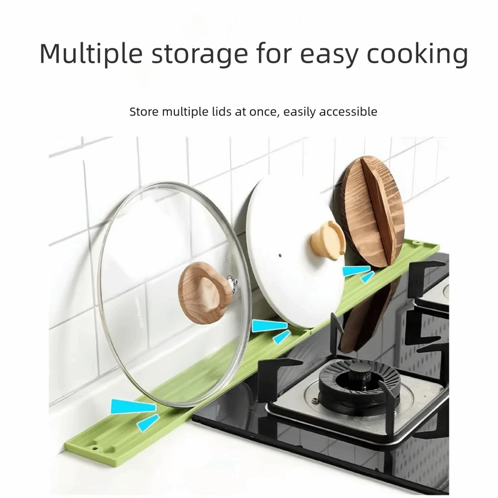 Narrow-Edge Gap Lid Storage Pad High Temperature Resistant Multi-functional Dish Drying Mat Stable Heat Insulation