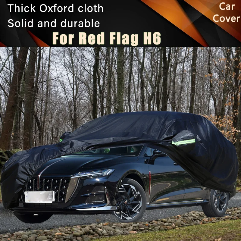 

For Red Flag H6 Car Full Outer Covers Outdoor Waterproof Dustproof Sun Rain Snow Protection Exterior Car Accessories
