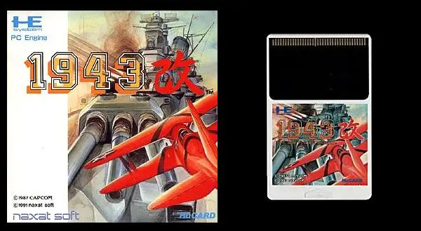 16bits PC Engine HU-CARD : 1943 KAI - BATTLE OF MIDWAY