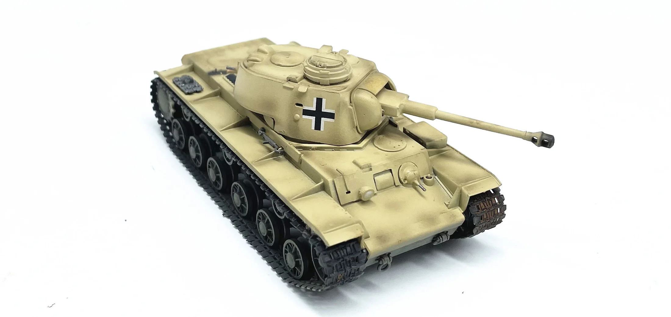 1: 72 36285 German seizure of KV-1 tank model Finished product collection model