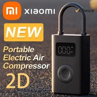 Nuevo 2025 Xiaomi Mijia bomba de aire 2D 25% velocidad Boost compresor de aire eléctrico portátil Treasure 150PSI tipo C LED multiherramienta inflador