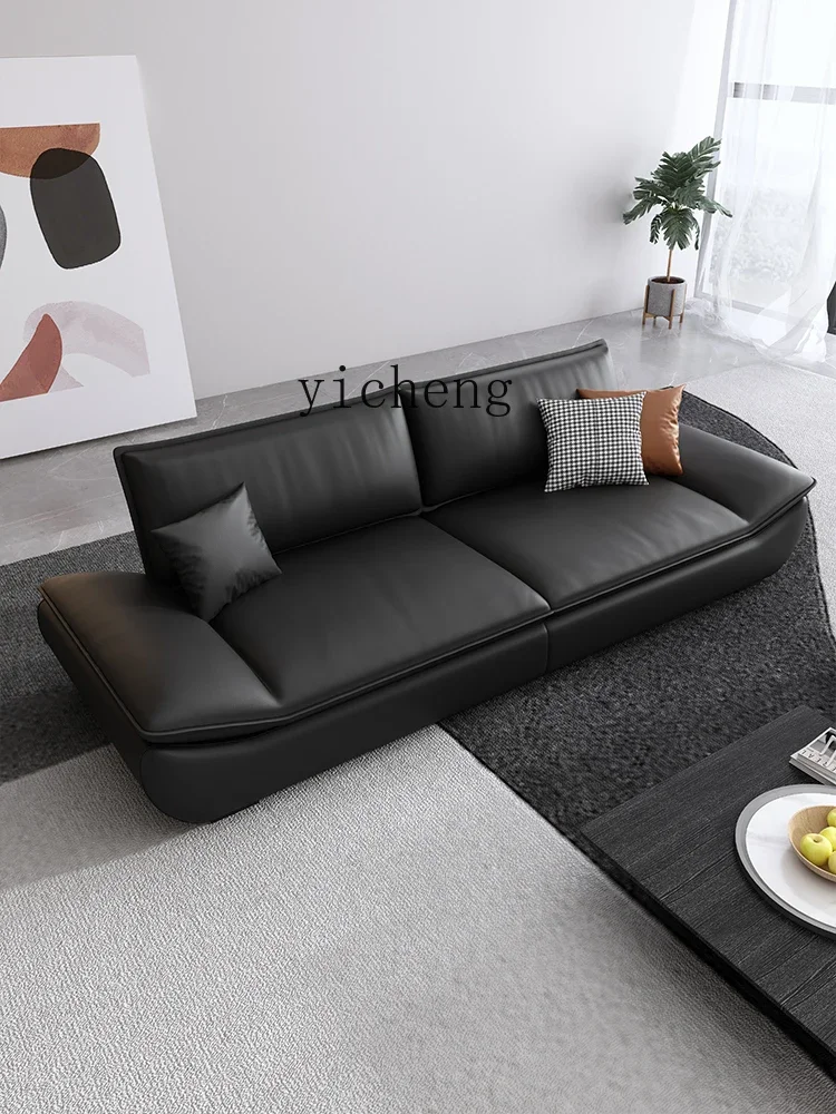b18Office Sofas Coffee Table Combination Simple Modern Business Reception Sofa Three-Seat