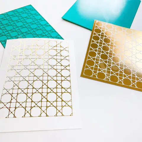 पुन: प्रयोज्य धातु DIY शिल्प बड़े आयताकार गर्म पन्नी प्लेटें एम्बॉसिंग पेपर कार्ड फोटो एल्बम उपहार सजावट 2023 में नया उत्पाद 10 best sales गर्म पन्नी प्लेटें - №2