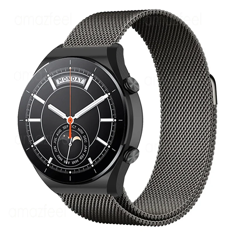 22 mm Metall-Magnetschlaufe für Xiaomi Watch S1 Active Smart Watch Edelstahlarmband für Xiaomi Mi Watch Color 2 Sportarmband