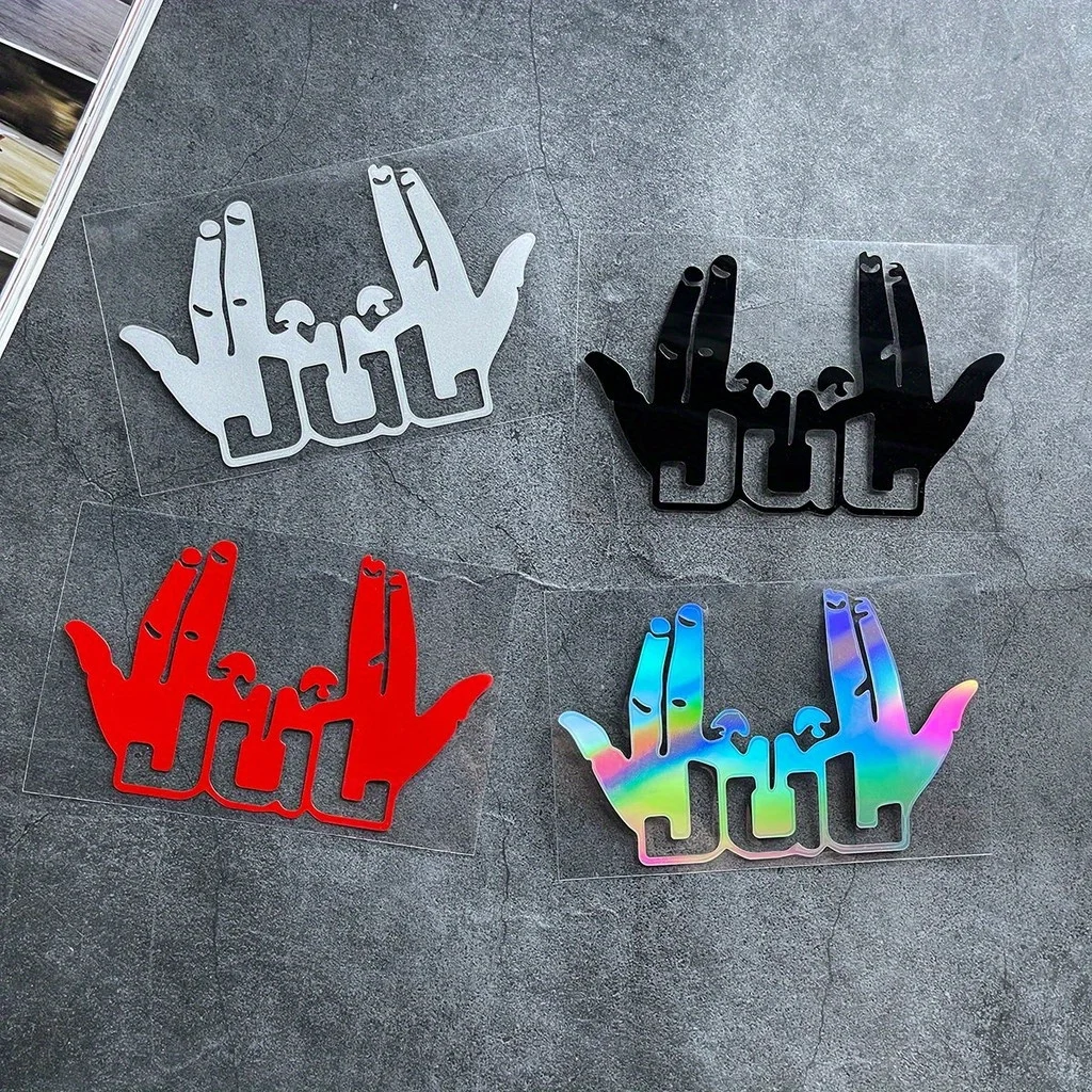 Funny Motorcycle JUL Sticker Waterproof Vinyl Decal Tank Handlebar Helmet Moto Modification Decor