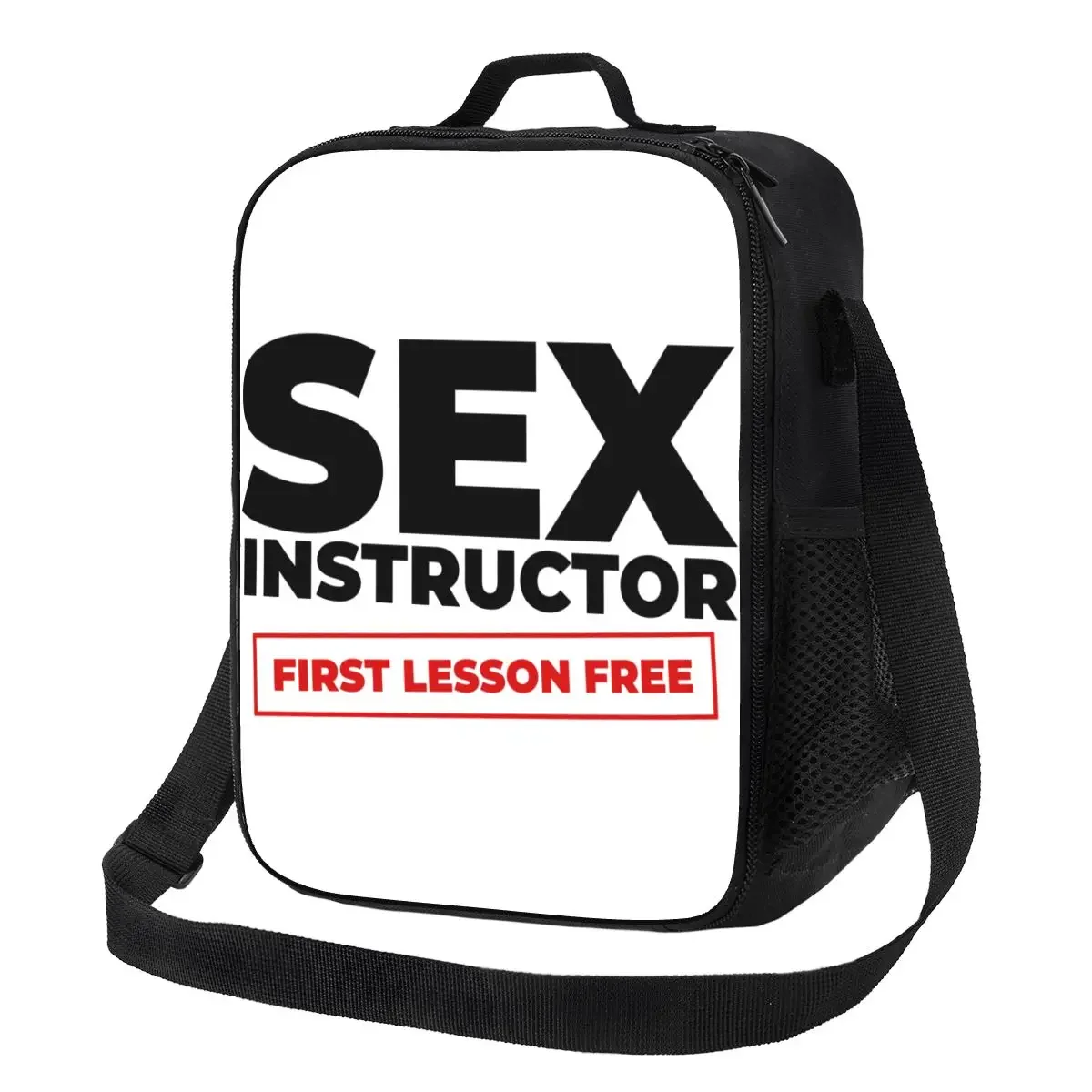 Sex Instructor Resuable Lunch Boxes for Women Multifunction Thermal Cooler Food Insulated Lunch Bag Office Work