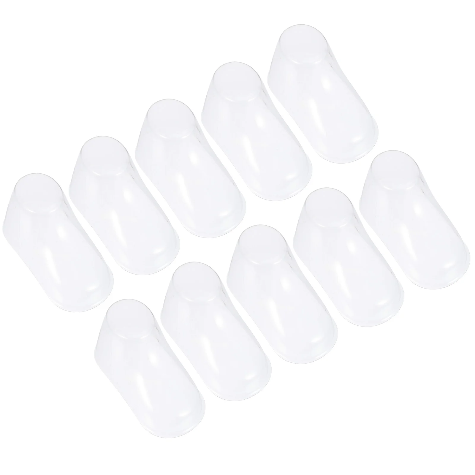 

40 Pcs Transparent Shoe Trees PVC Baby Sock Form 8CM Toddler Shoes Display Holders Flexible Safe Booties