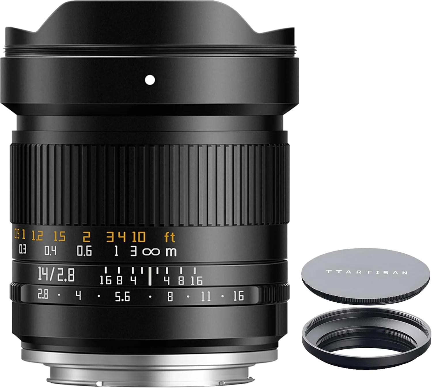 TTARTISAN 14mm F2.8 Full Frame MF Prime Lens Ultra Wide Angle ASPH Lens voor Sony E Canon RF Nikon Z L Mount A7II A7III A7IV