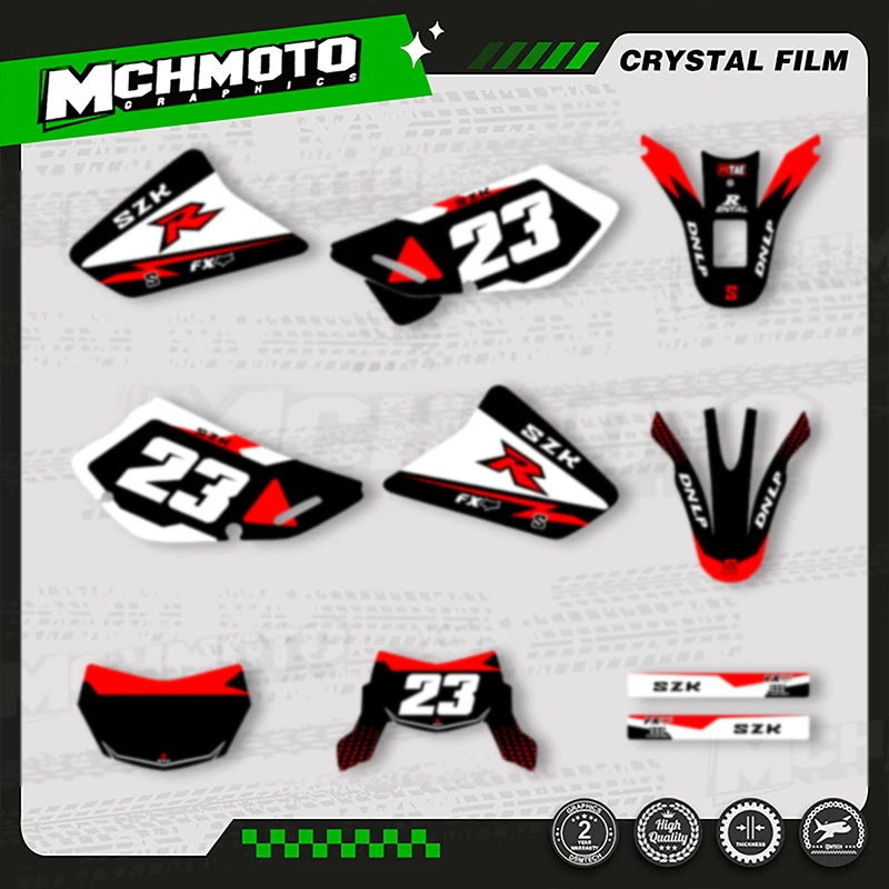 

MCHMFG MOTOR For SUZUKI DR650 1996 1997 1998 1999 2000 2001-2021 Full Fairing Motorcycle Graphics Decals Stickers Kits 001