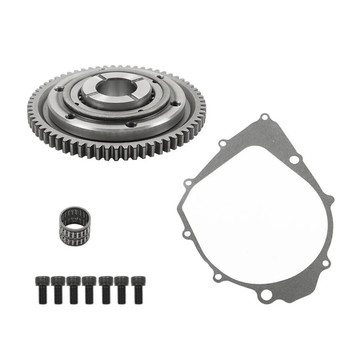 

Starter Clutch One Way Gear 65T Bearing & Gasket for Yamaha Warrior 350 Raptor 350 Kodiak 400 4X4 Big Bear