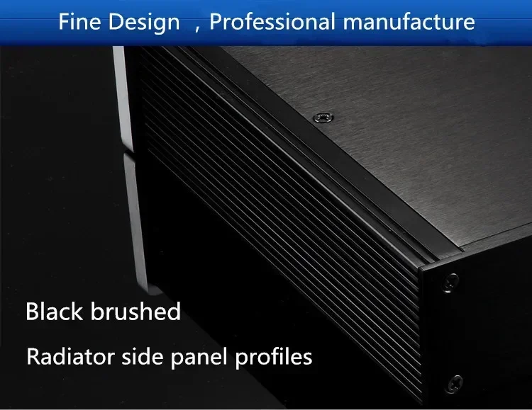 

case of 438*44.5*250mm 1U amplifier chassis Instrumentation aluminum chassis amplifier aluminum shell/case/enclosure/DIY box