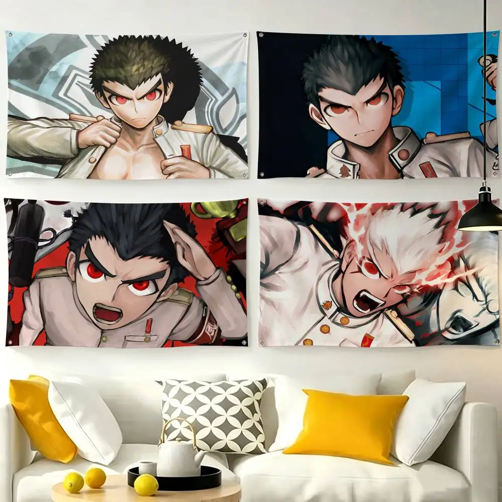 Kiyotaka Ishimaru Anime Danganronpa  Flags Wall Hanging Tapestry Outdoor Garage Room Decorative flag Background Blanket