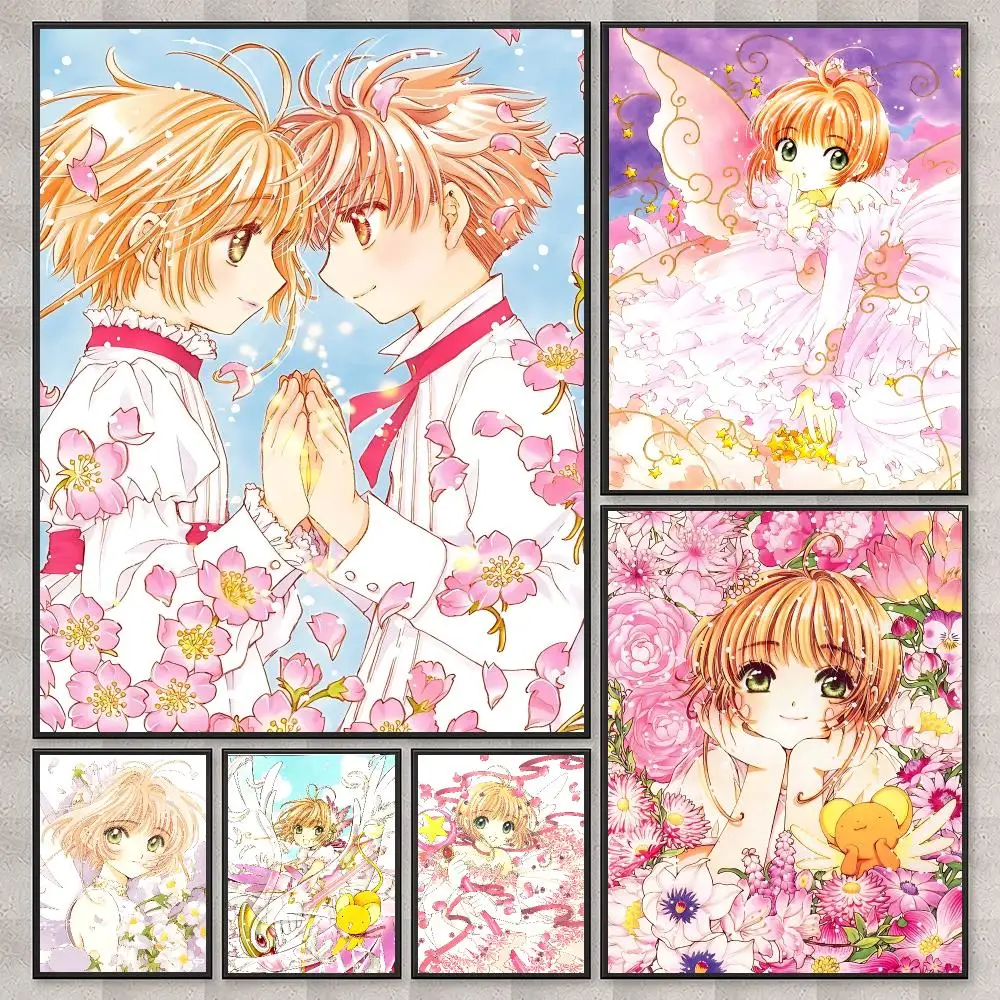 anime Cardcaptor Sakura Poster Poster HD Printing Nordic Style Home Decor Wall Art for the Living Rooms Hallways Gift Giving