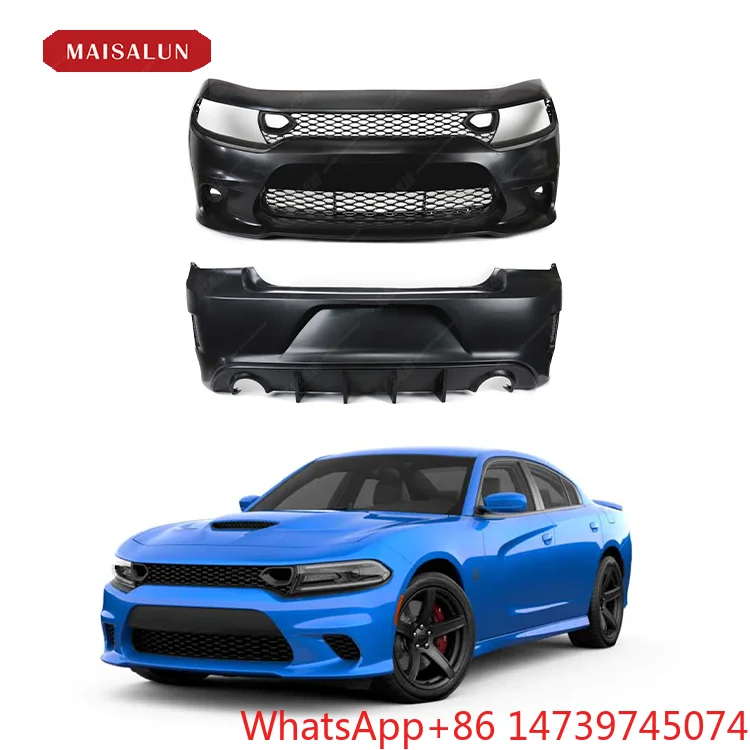 SRT‑Style PP Conversion Body Kit Front & Rear Bumper Exterior Tuning PartsCar Partsold‑to‑new Upgrade