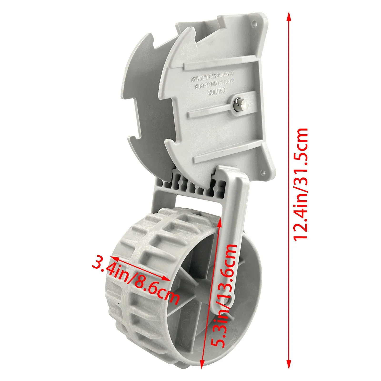Pair Inflatable Boat Beach Wheels, Dinghy Transom Launch Wheels, Marine Yacht Hardware Accessories