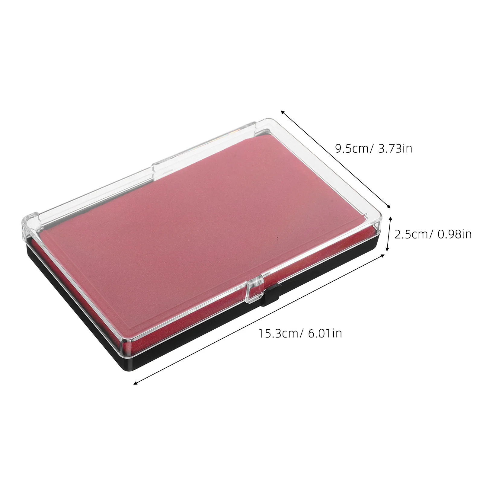 2Pcs Clear Badge Display Box Large Size Pin Holder Medal Storage Display Frame for Desk Cabinet Medal Storage Pin Organizer