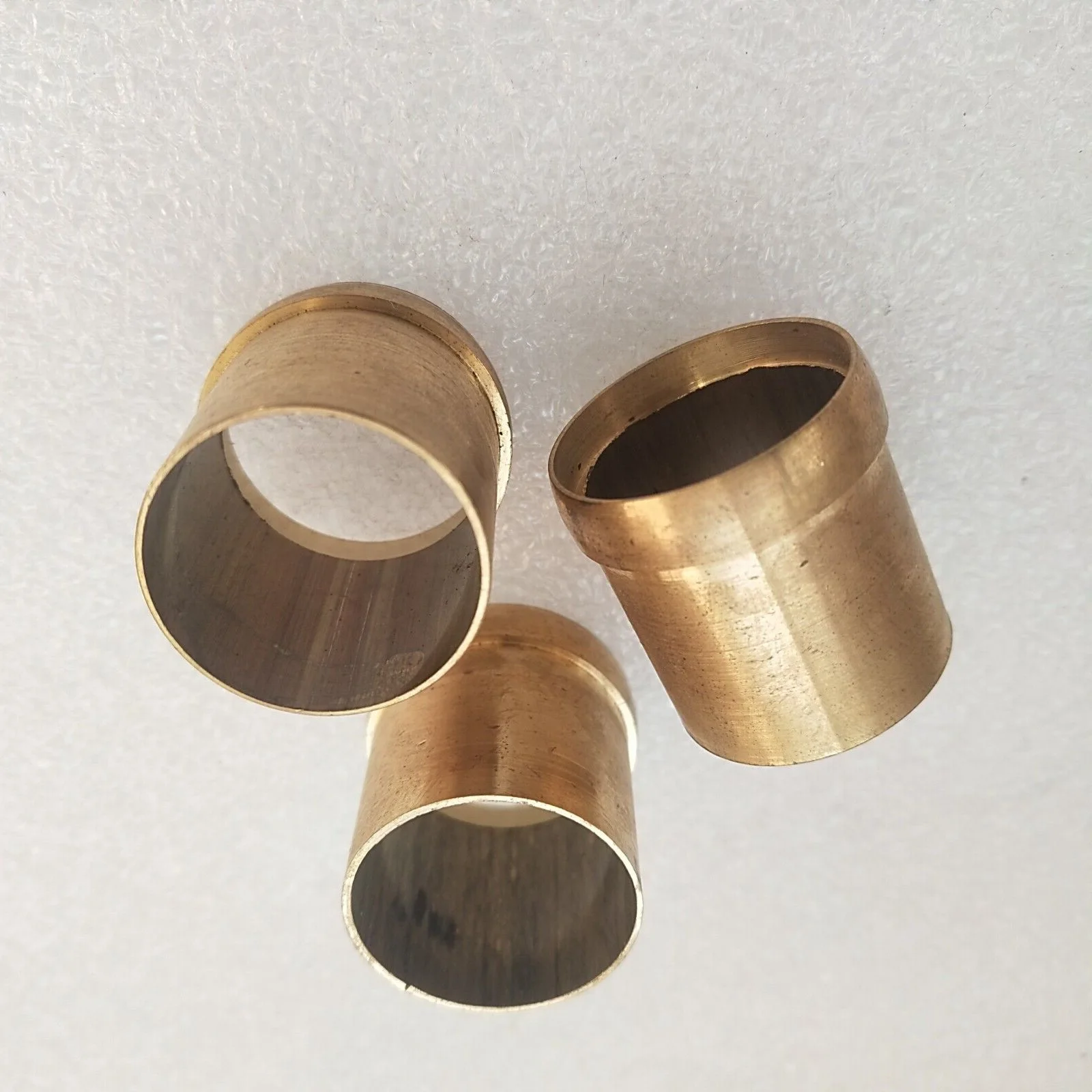 Set of 3 parts for alto sax repair, brass, unpainted, axophone accessories