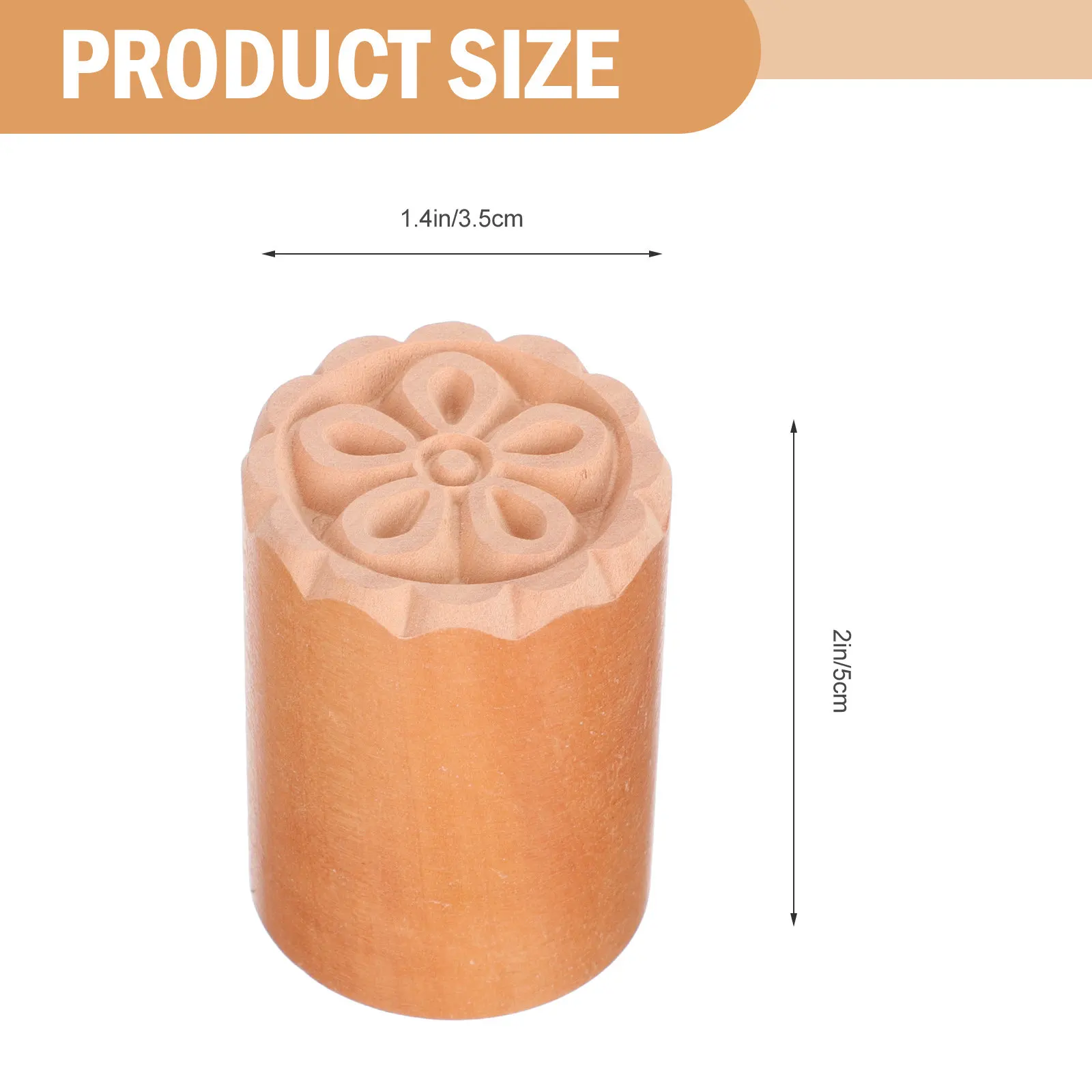 5Pcs Cake Printing Stamps Decorative Wooden Dessert Molds DIY Baking Stamp Tools for Cake Candy Bread Jelly Chocolate view 5