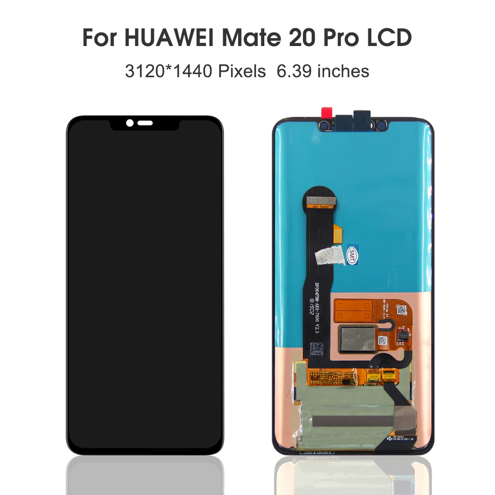 For HUAWEI Mate 20 Pro 6.39''For  Mate20 Pro LYA-L09 L29 AL00 LCD Display Touch Screen Digitizer Assembly Replacement