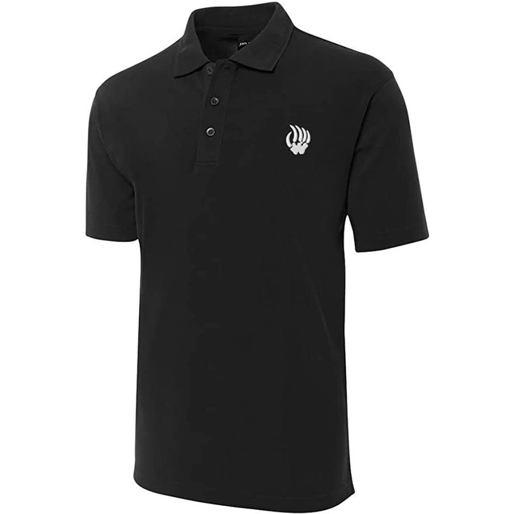 

Embroidered Short Sleeve Polo Shirts Classic Bear Paw Embroidery Men's Polo Shirt