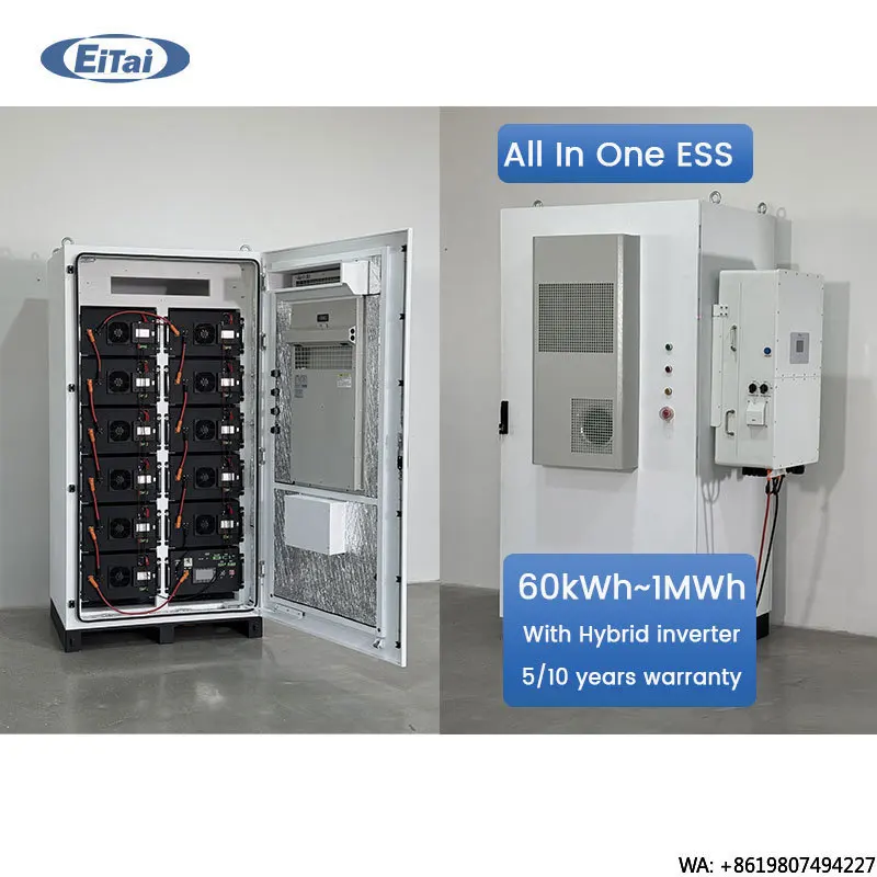 ELESHELL 16K LiFePO4 60Kw-1000Kw 100 Kwh Lithium Ion Battery Built-In Inverter