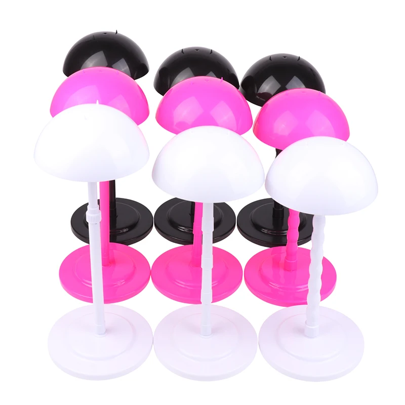 Wig Stand Wig Holder Adjustable Height, Portable Stable Hair Organizer No Slip Wig Storage Wig Display Holder