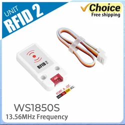 M5Stack Mini Unit RFID2/Unit NFC Reader/Writer WS1850S 13.56MHz Frequency For IoT Smart home access control systems