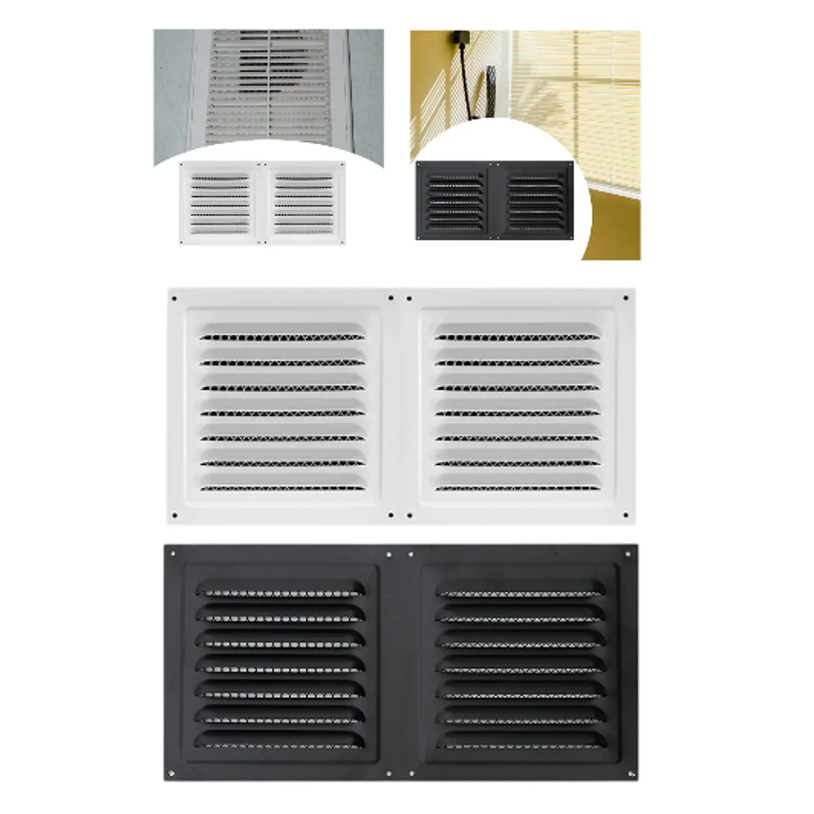 Vent Cover Easy to Install Improved Ventilation Accessories Air Vent Louver